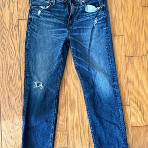 Men's Blue Distressed Jeans